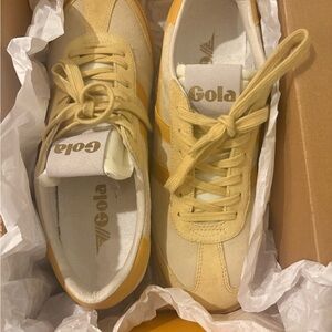 Gola Women's Sneakers in Yellow and Beige